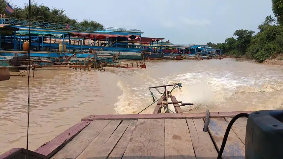 Tonle Sap Lake floating villages